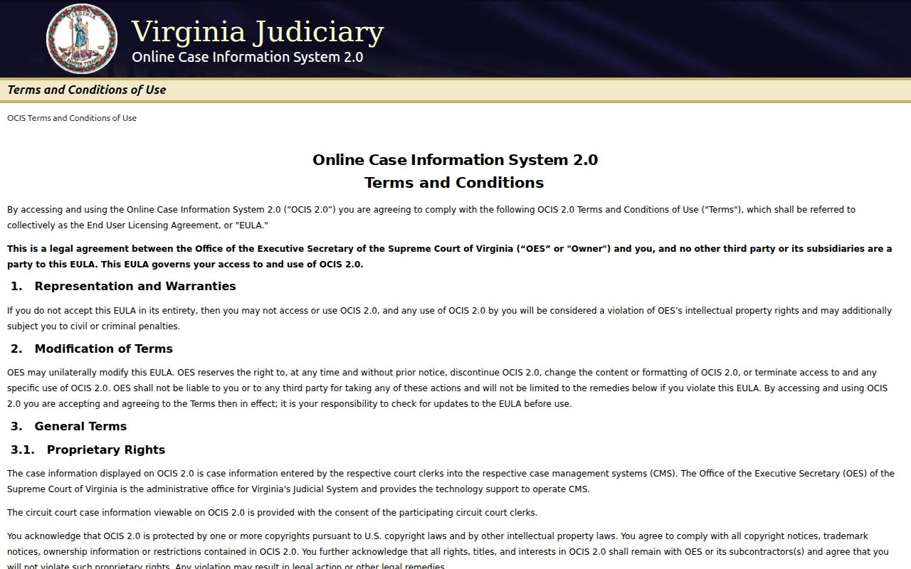 Tysons residents directory Virginia statewide court case search