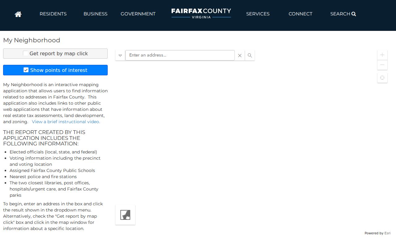 Tysons neighbors Fairfax My Neighborhood address report